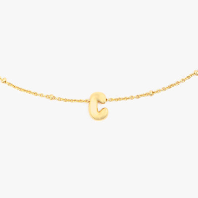 Alphabet Satellite Chain Choker