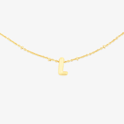 Alphabet Satellite Chain Choker