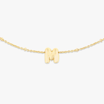 Alphabet Satellite Chain Choker