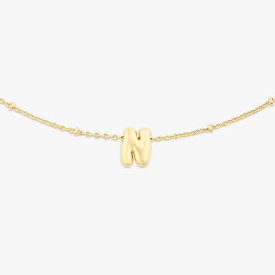 Alphabet Satellite Chain Choker