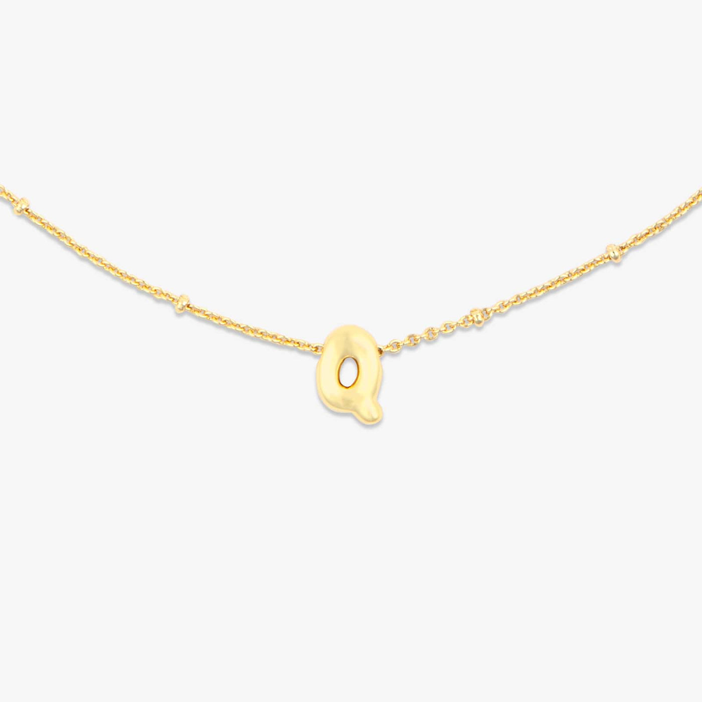 Alphabet Satellite Chain Choker