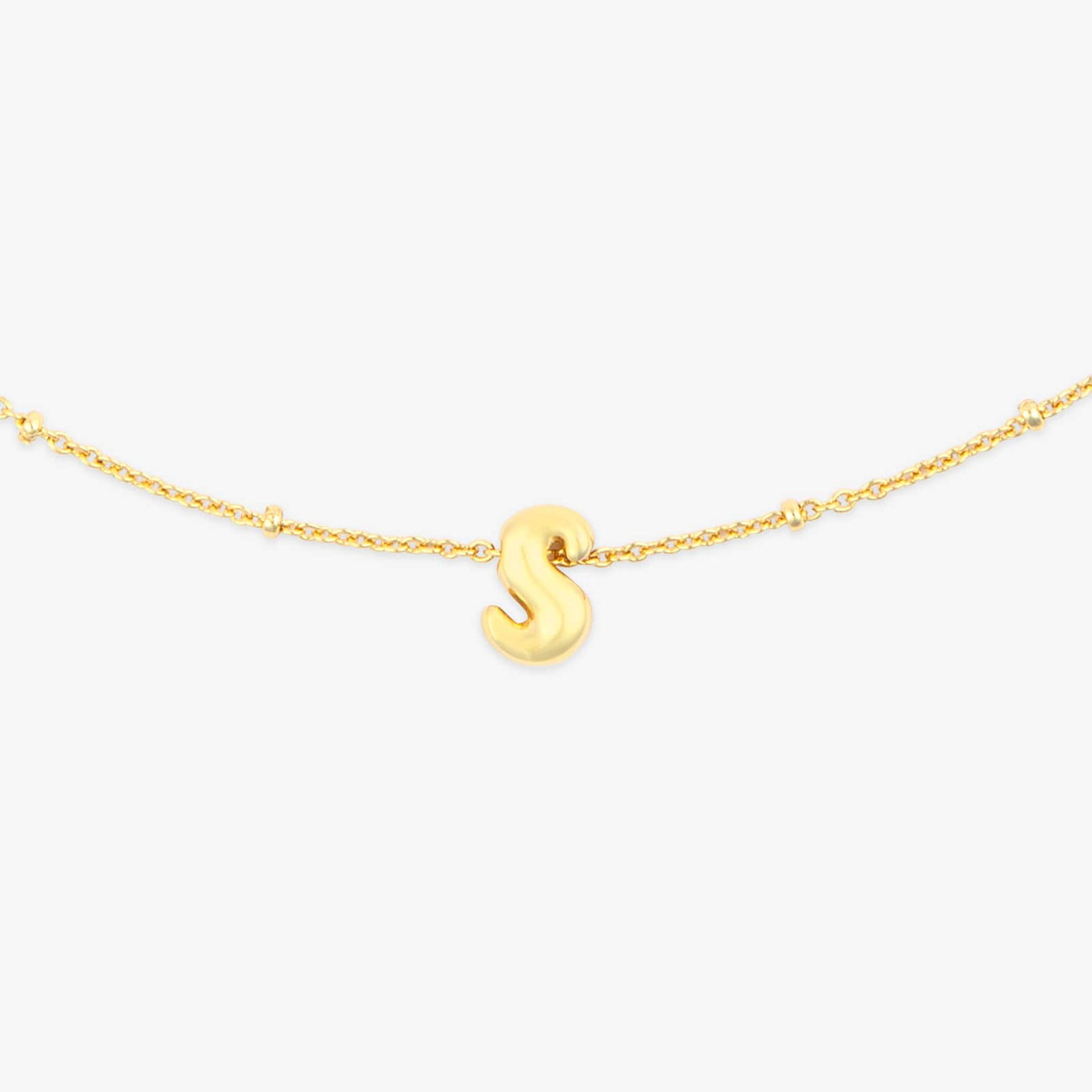 Alphabet Satellite Chain Choker