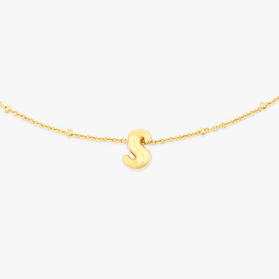 Alphabet Satellite Chain Choker