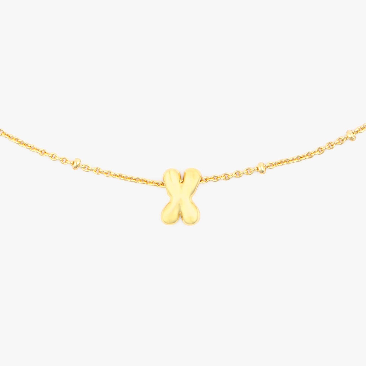 Alphabet Satellite Chain Choker