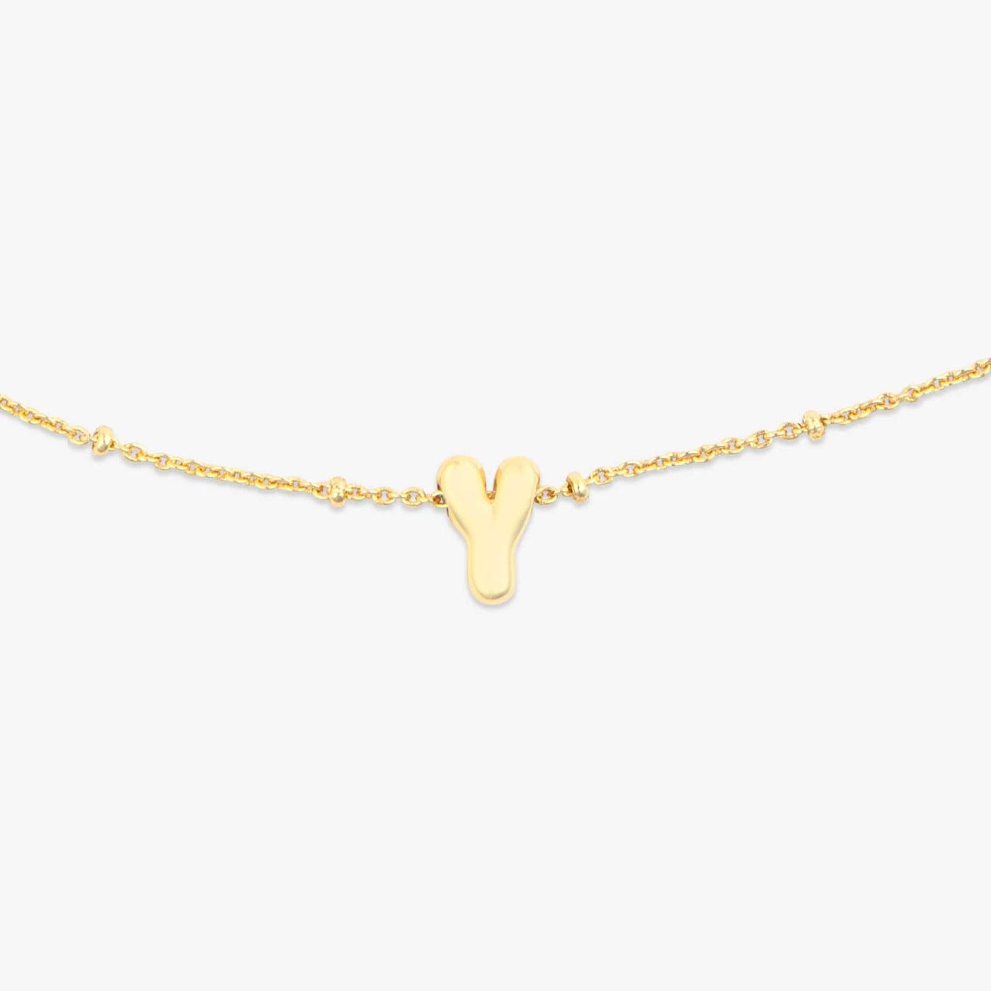 Alphabet Satellite Chain Choker