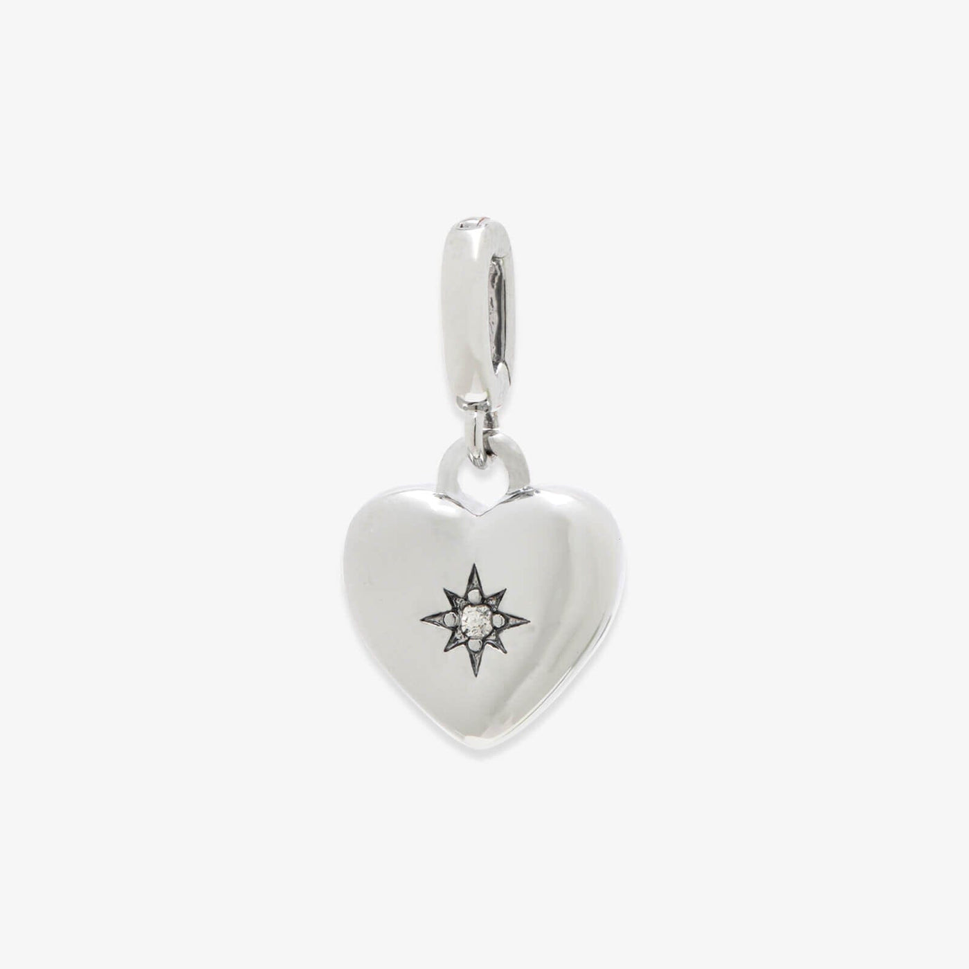 Harper Starburst Heart Charm